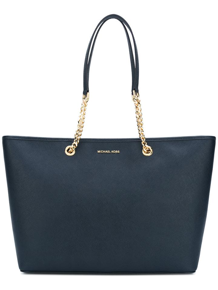 Michael Michael Kors - Top Handles Tote - Women - Leather - One Size, Blue, Leather