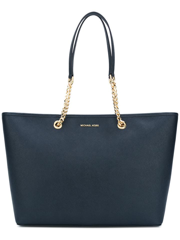 Michael Michael Kors - Top Handles Tote - Women - Leather - One Size, Blue, Leather