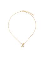 Nina Ricci Vintage 1980's Criss-cross Necklace - Gold