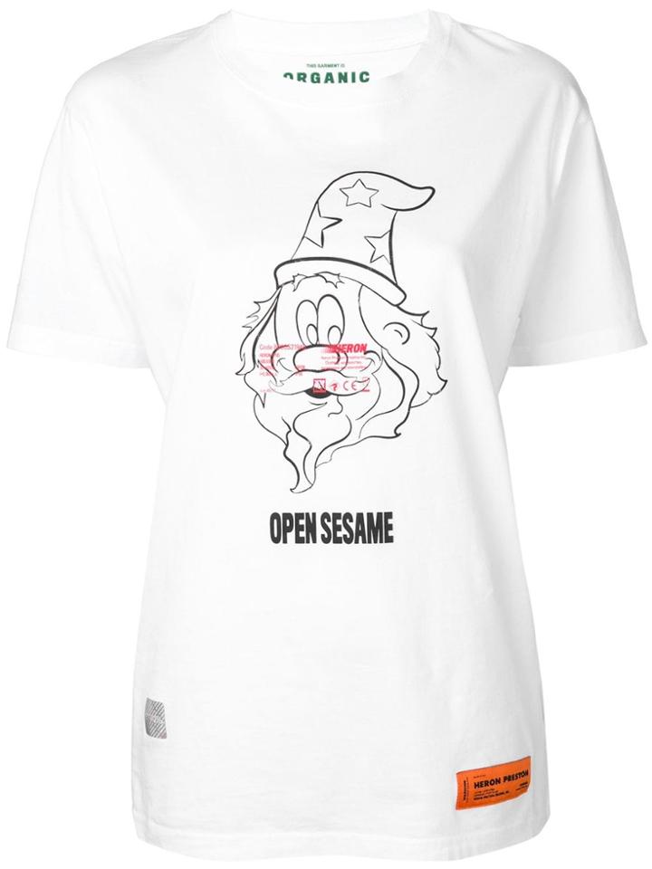 Heron Preston Open Sesame T-shirt - White
