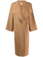 Toteme Oversized Collar Coat - Brown