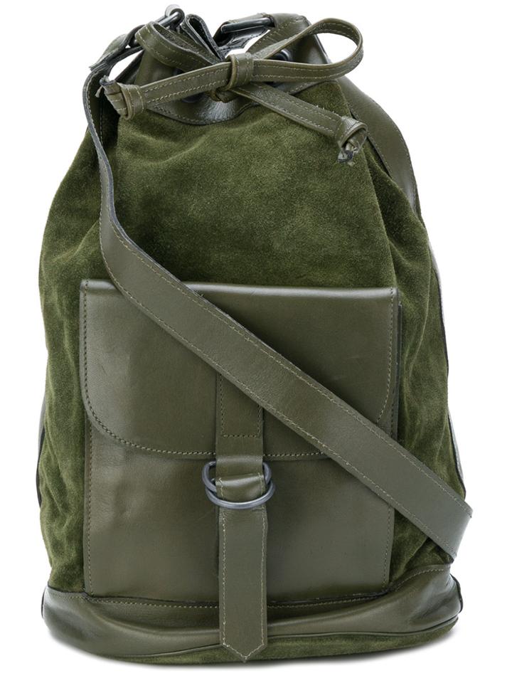 Yves Saint Laurent Vintage Bucket Shoulder Bag - Green