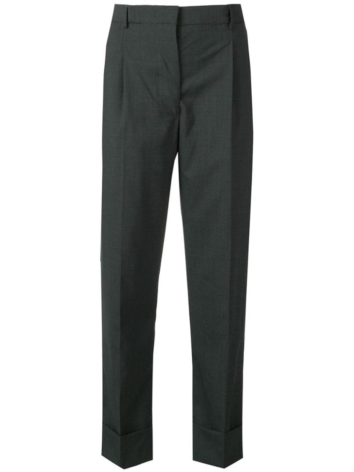 Prada Tailored High-waisted Trousers - Grey