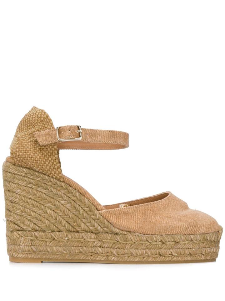 Castañer Carol Wedge Espadrilles - Brown