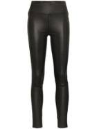 Sprwmn High-waisted Leather Trousers - Black