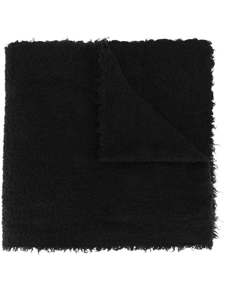 Faliero Sarti 'alexina' Scarf, Women's, Black, Nylon/cashmere/virgin Wool