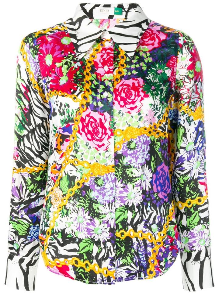 Rixo London Floral Print Shirt - Pink