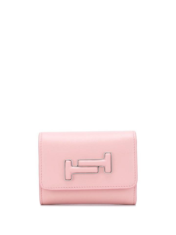 Tod's Tt French Wallet - Pink
