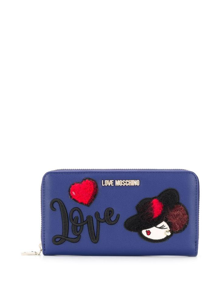 Love Moschino Love Wallet - Blue