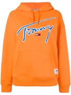 Tommy Jeans Logo Hoodie - Yellow & Orange