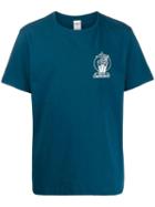 A.p.c. Printed Cotton T-shirt - Blue