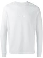 Futur Logo Print Sweatshirt, Men's, Size: Medium, White, Cotton