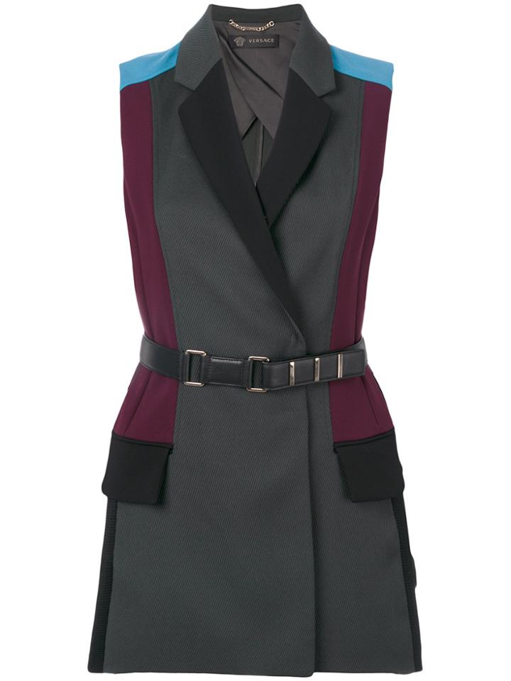 Versace Colour Block Gilet - Multicolour