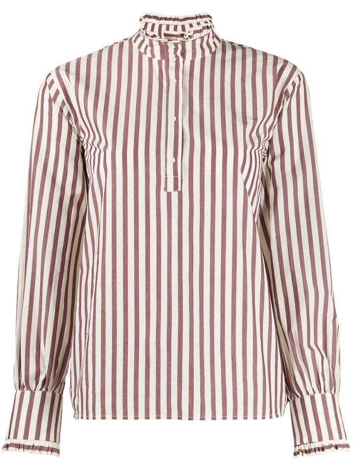 Roseanna Morrison Marshall Striped Blouse - Red