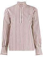 Roseanna Morrison Marshall Striped Blouse - Red