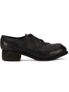 Guidi Lace-up Round Toe Shoes - Black
