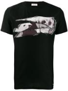 Alexander Mcqueen Deconstructed Rose Patch T-shirt - Black