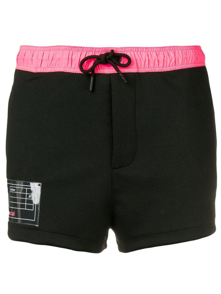 Marcelo Burlon County Of Milan Confidential Shorts - Black