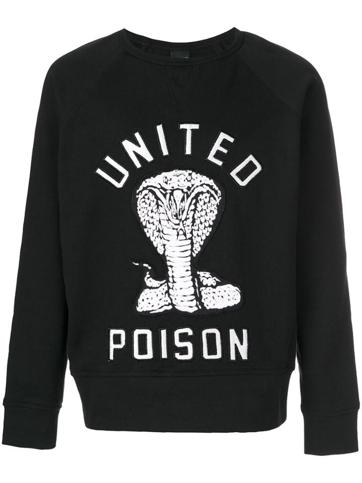 Ktz Cobra Embroidered Sweatshirt - Black