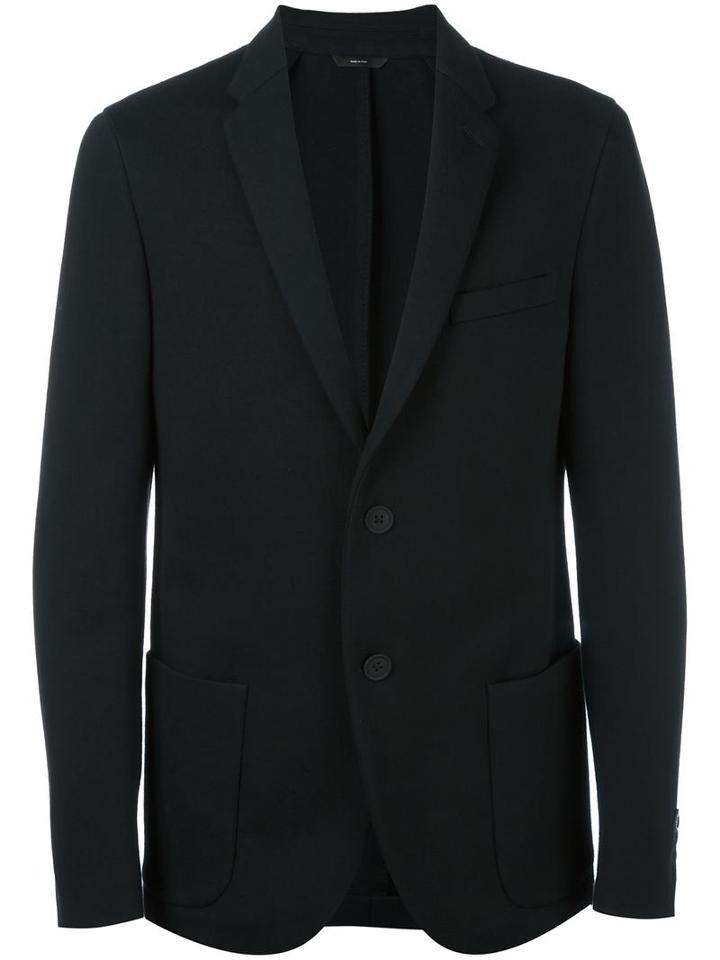 Fendi Classic Blazer, Men's, Size: 52, Black, Cotton/polyamide/polyester/acetate