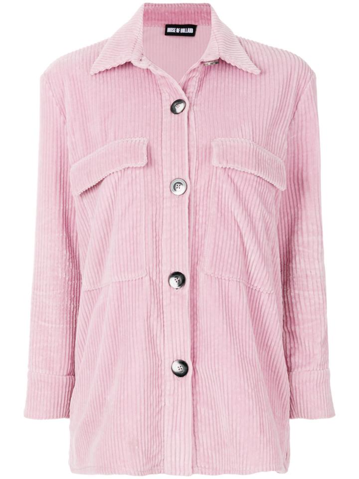 House Of Holland Corduroy Jacket - Pink & Purple