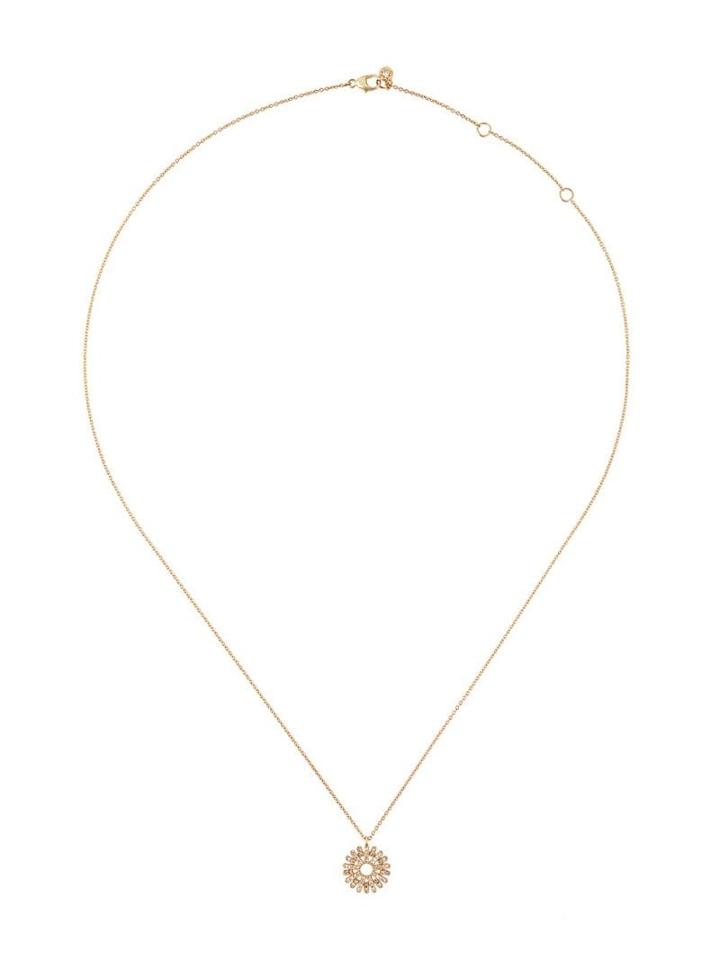 Astley Clarke Rising Sun Diamond Pendant Necklace - Metallic