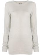 Rick Owens Round Neck Jumper - Nude & Neutrals