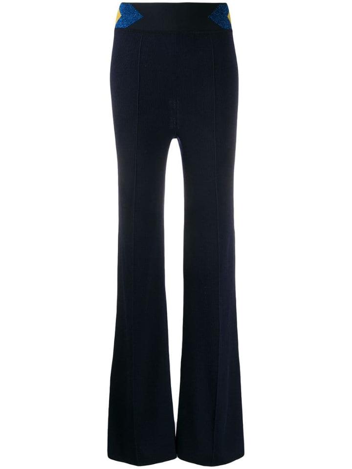 Missoni High-waisted Trousers - Blue