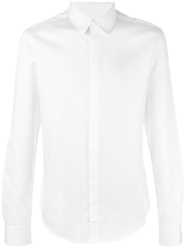 Wooyoungmi Classic Oxford Shirt, Men's, Size: 48, White, Cotton