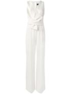 Max Mara Everest Jumpsuit, Women's, Size: 38, White, Polyester/polyamide/silk/acetate