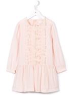 Chloé Kids Ruffled Bib Dress, Girl's, Size: 8 Yrs, Pink/purple
