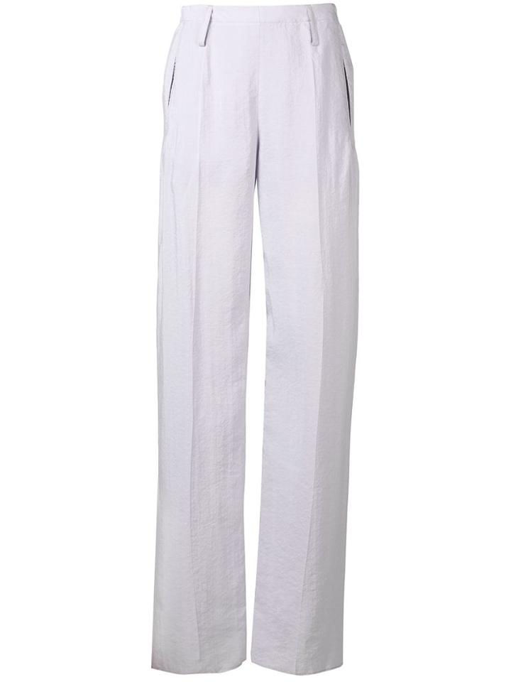Lemaire Tailored Palazzo Trousers - Purple