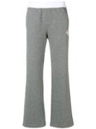 Mr & Mrs Italy Side Stripe Track Pants - Grey