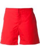 Orlebar Brown Mid Length Swim Shorts, Men's, Size: 30, Red, Polyamide/polyester