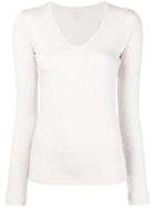 Majestic Filatures Long-sleeve Fitted Top - Nude & Neutrals