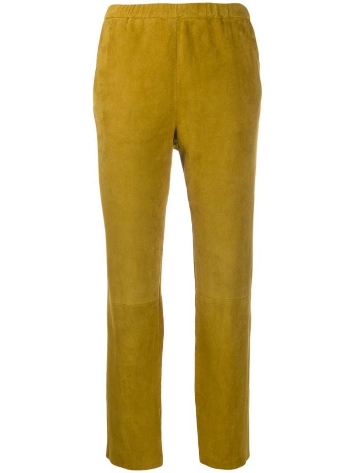 Drome Elasticated Waist Straight Trousers - Green