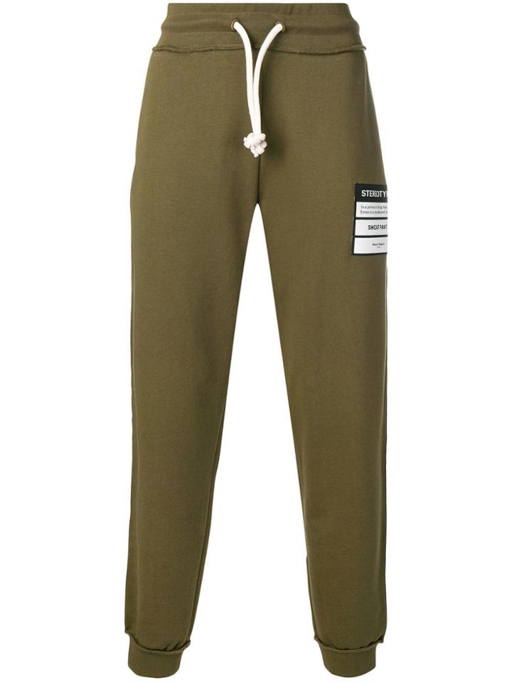 Maison Margiela Track Pants - Green