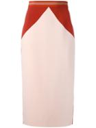 Roksanda Arshan Skirt, Women's, Size: 6, Pink/purple, Silk/polyester/spandex/elastane/viscose