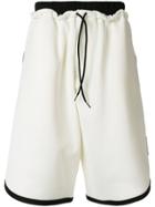 Y-3 Drawstring Waist Shorts - White