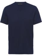 Prada Stretch Logo T-shirt - Blue