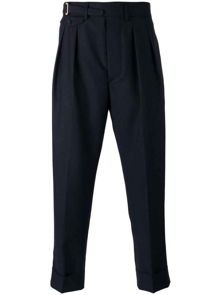 Wooster + Lardini - Cropped Trousers - Men - Cotton/viscose/wool - 46, Blue, Cotton/viscose/wool