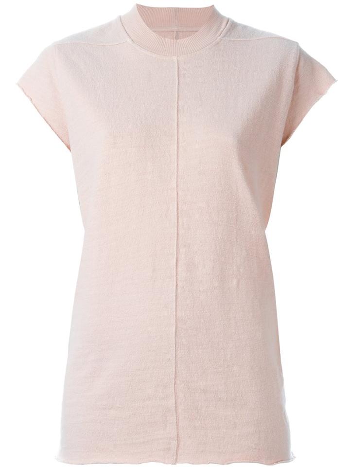 Rick Owens Drkshdw Shortsleeved T-shirt, Women's, Pink/purple, Cotton