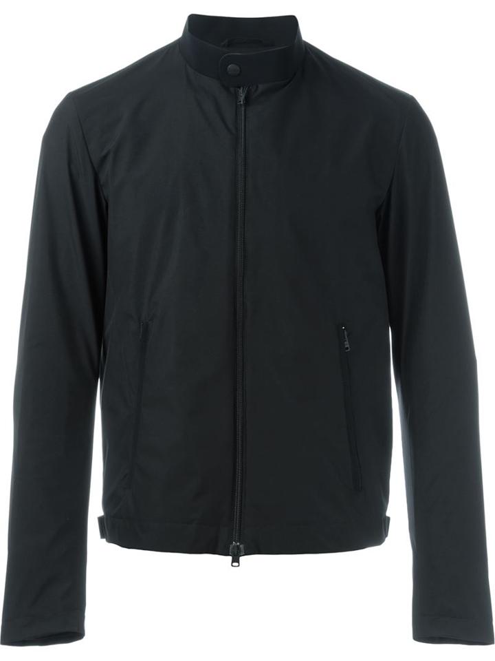 Herno Band Collar Zipped Jacket