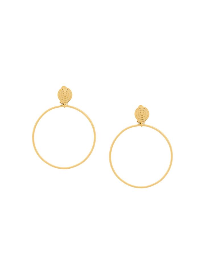Elena Makri Spiral Hoop Earrings - Metallic