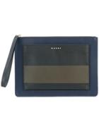 Marni Trunk Clutch Bag - Blue