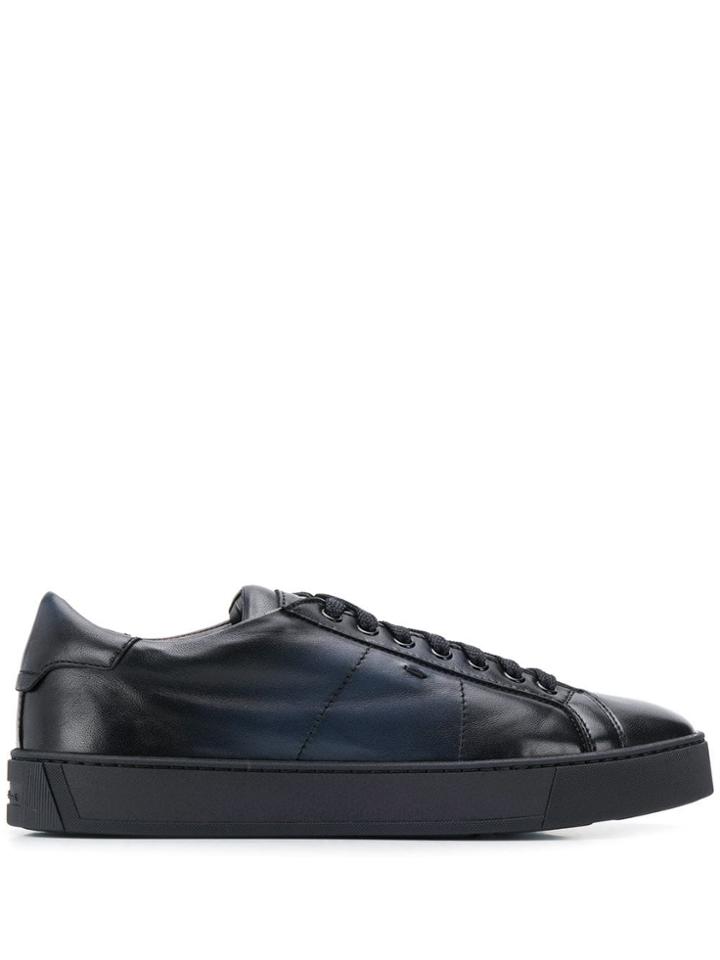 Santoni Lace-up Low Top Sneakers - Blue