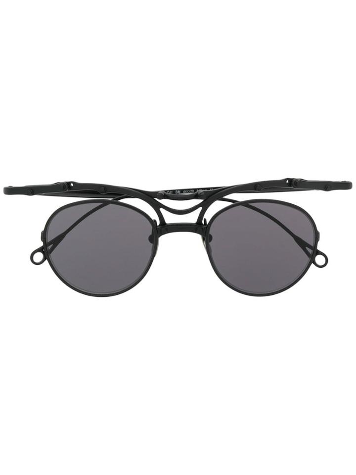Innerraum Round Shaped Sunglasses - Black