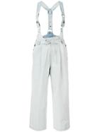Diesel Black Gold Washed Wide-leg Dungarees - Blue