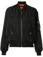 G.v.g.v. Zipped-up Bomber Jacket - Black