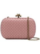 Bottega Veneta Knot Clutch Bag - Pink